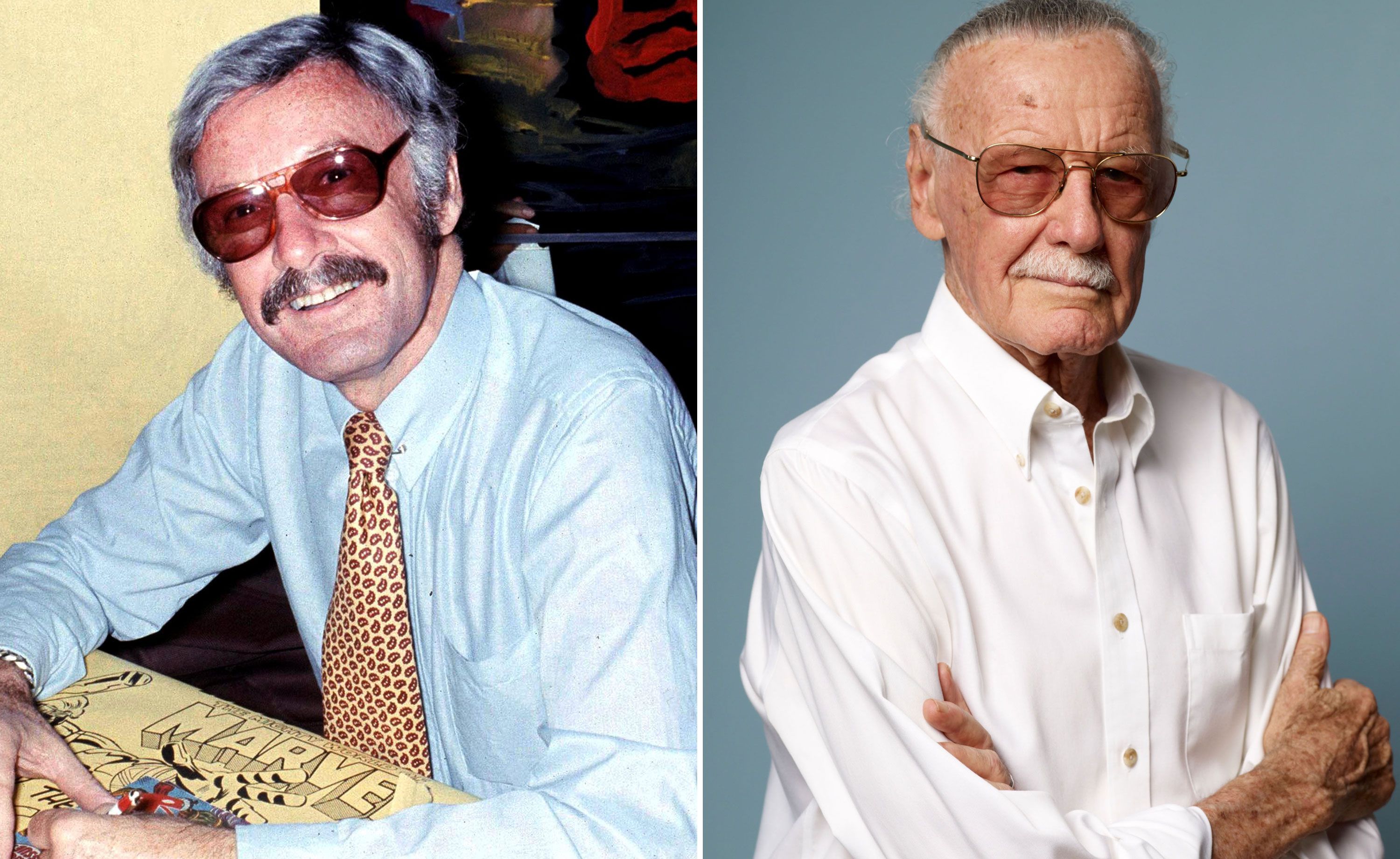 stan lee without glasses