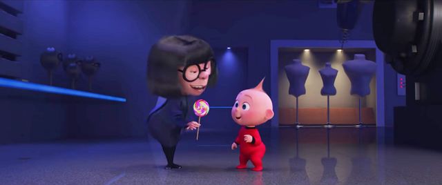 Edna Mose, Baby Jack-Jack, Incredibles 2 deleted scene
