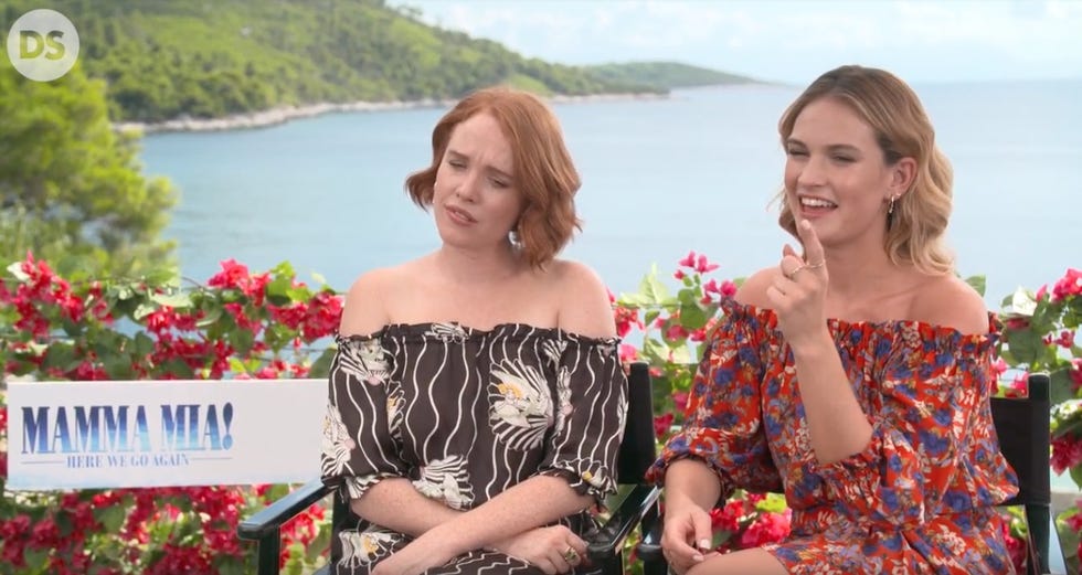 Jessica Keenan Wynn, Lily James, Mamma Mia Here We Go Again