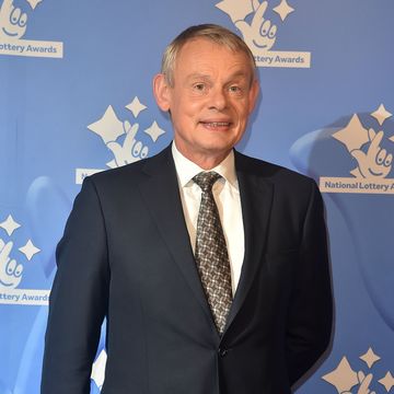 Martin Clunes arriving at The National Lottery Awards 2017
