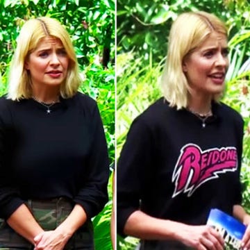Holly Willoughby Jumper Swap on I'm A Celebrity, November 2018