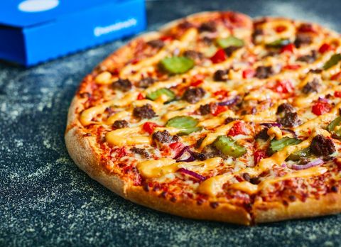 Domino S Pizza Launches New Cheeseburger Pizza