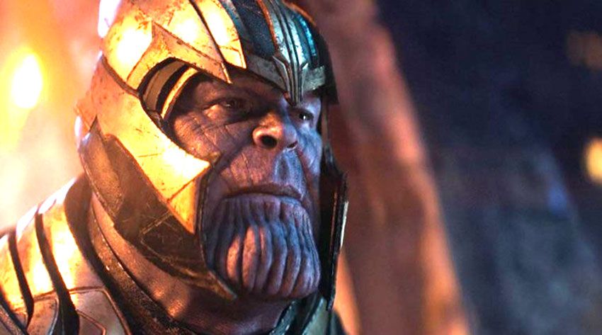 Thanos Mini Figure Avengers Endgame Thanos Double Sword Crazed Titan UK Seller 
