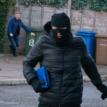 Chesney Brown fakes a mugging in Coronation Street