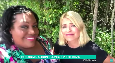 holly willoughby gets emotional, alison hammond video diary