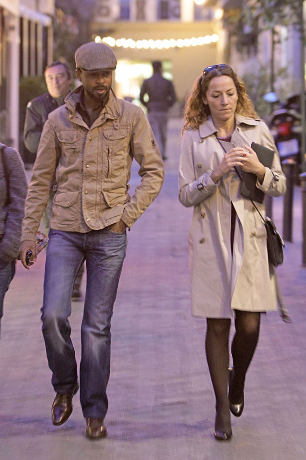 Clothing, Fashion, Snapshot, Standing, Coat, Outerwear, Street fashion, Human, Jeans, Footwear, 