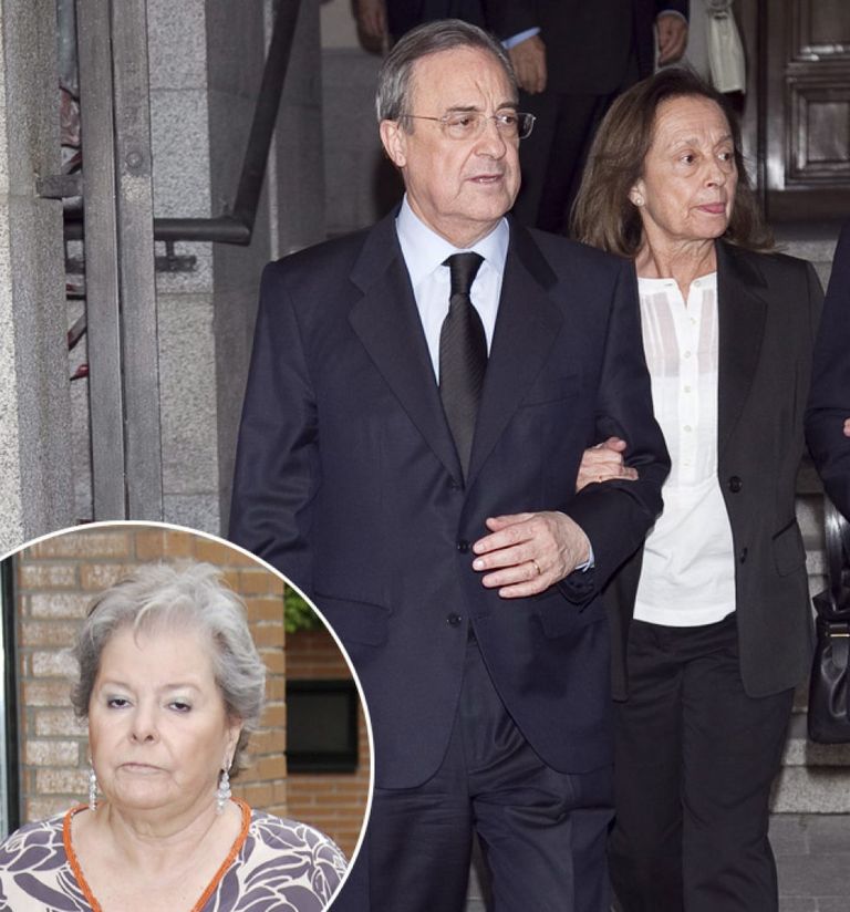 Florentino Pérez, arropado en el multitudinario funeral ...