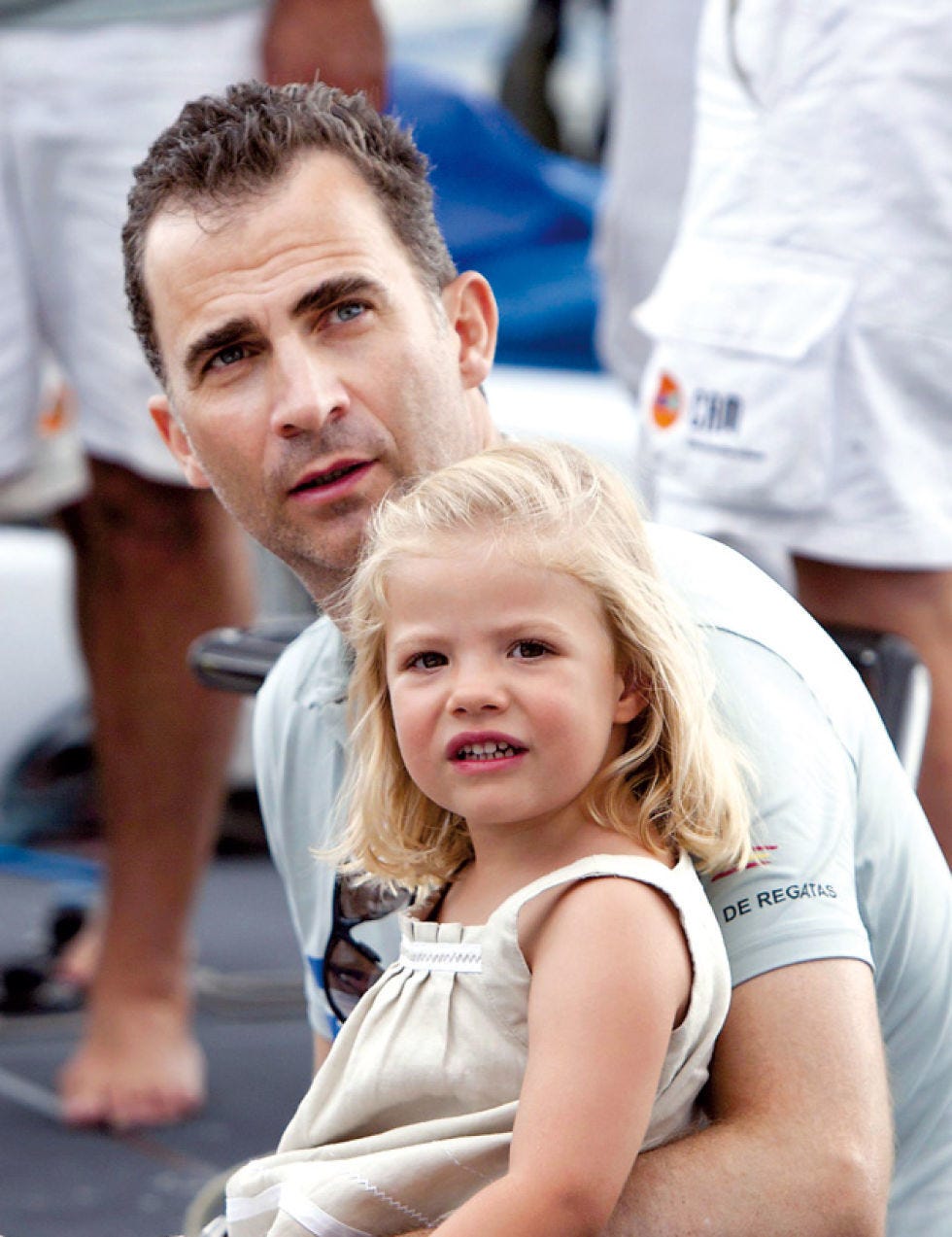 People, Hairstyle, Baby & toddler clothing, Blond, Brown hair, Active tank, Sleeveless shirt, 