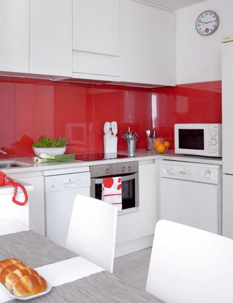 Room, Major appliance, White, Bread, Kitchen, Home appliance, Cuisine, Food, Kitchen appliance, Countertop, 