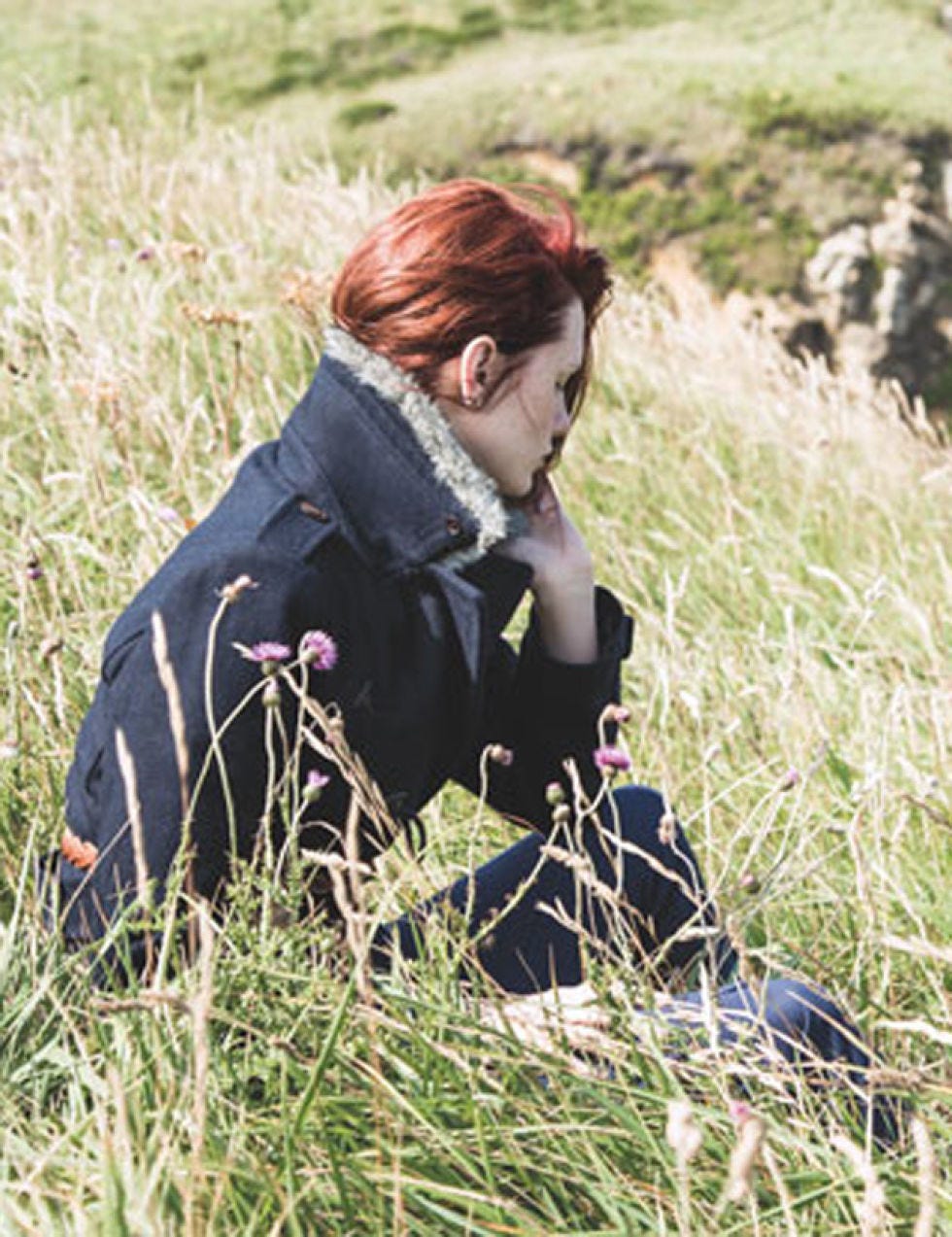 Grass, People in nature, Grassland, Grass family, Prairie, Meadow, Brown hair, Field, Red hair, Steppe, 