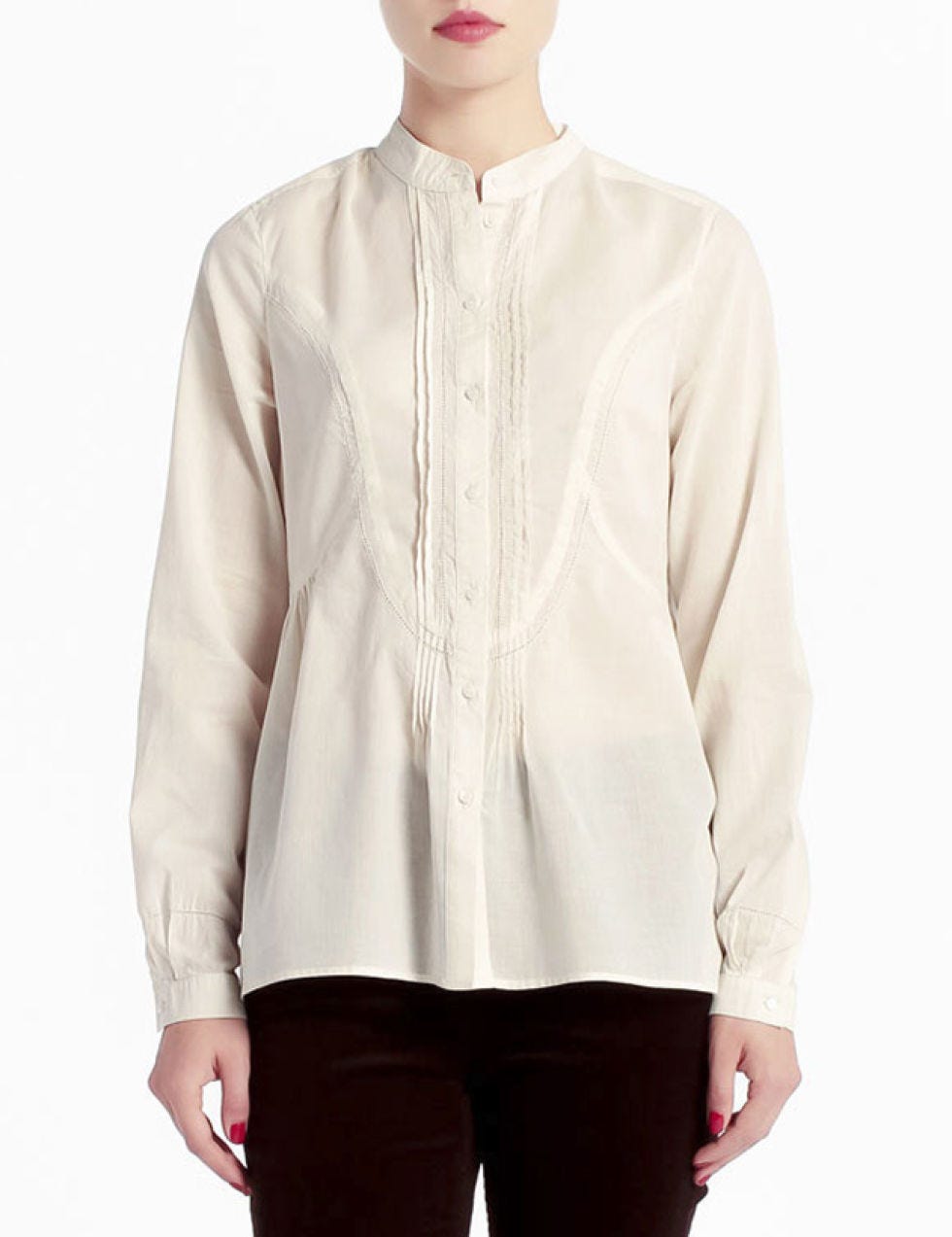 Sleeve, Shoulder, Textile, Joint, White, Fashion, Neck, Beige, Street fashion, Waist, 