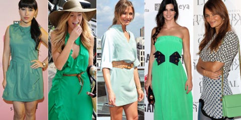 Image result for outfit en color verde para el verano