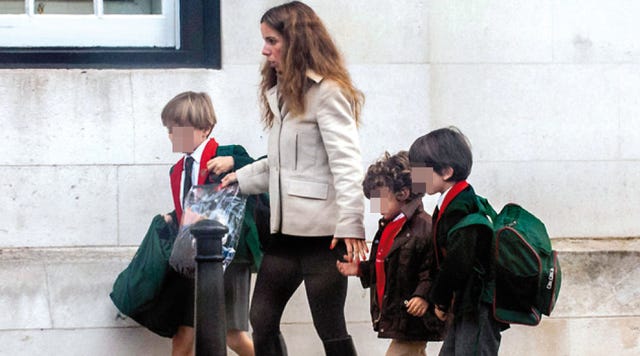 Bag, Luggage and bags, Interaction, Snapshot, Handbag, Backpack, Student, Curious, Playing with kids, 