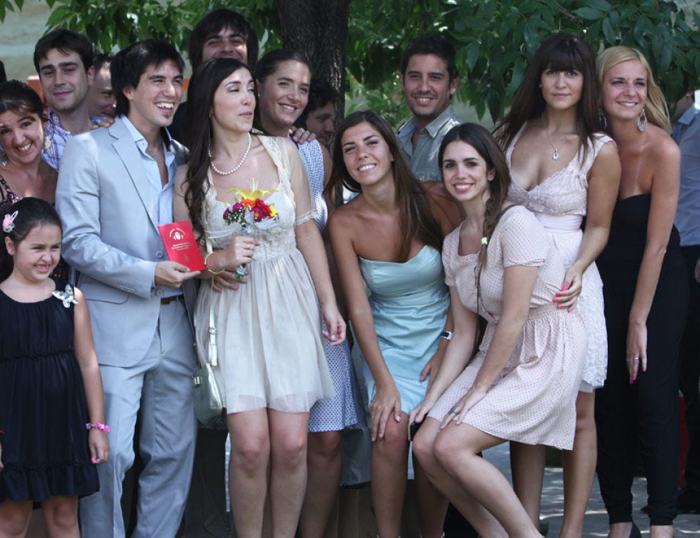 Hair, Face, Smile, People, Fun, Event, Trousers, Social group, Dress, Coat, 