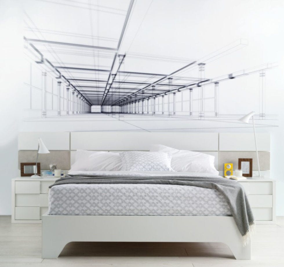 Bed, Product, Room, Bedding, Interior design, Wall, Textile, Bedroom, Bed frame, Linens, 