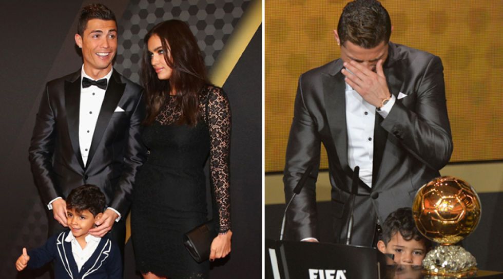 Ronaldo Derrama Lagrimas De Oro Ante Su Novia Irina Y Su Hijo