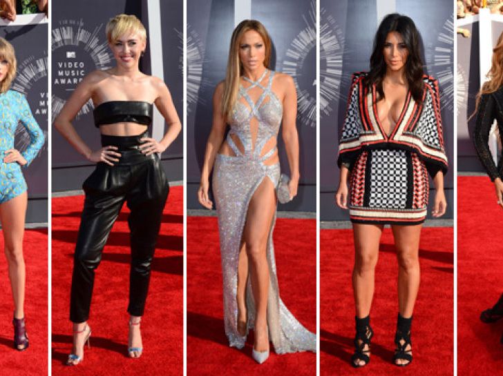 La alfombra roja de los Premios MTV 2014