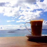 Nature, Drinkware, Daytime, Serveware, Brown, Liquid, Cup, Atmosphere, Cloud, Drink, 