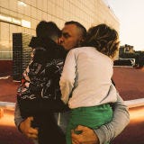 Hug, Interaction, Romance, Kiss, Love, Smile, Art, 