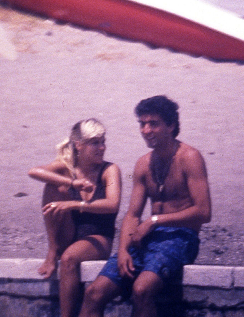 Summer, Sitting, Muscle, Barechested, Snapshot, Bermuda shorts, 