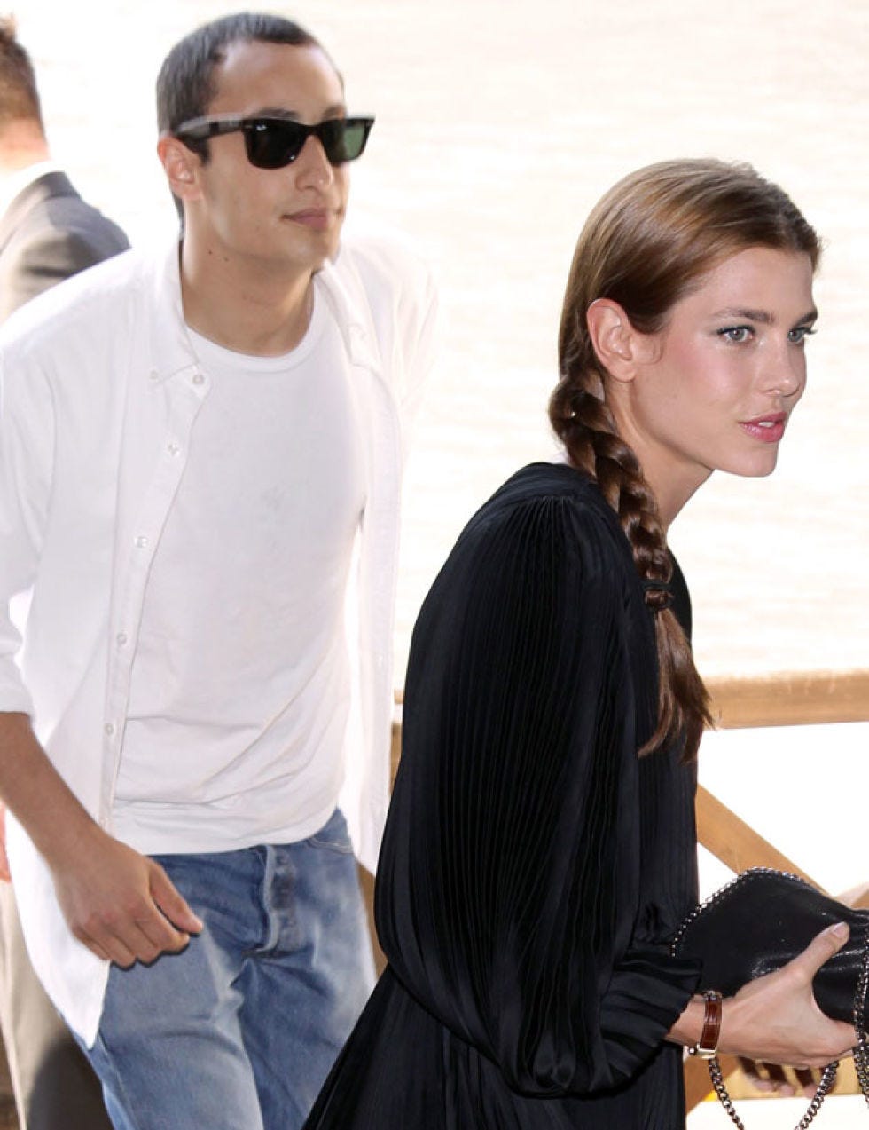 Eyewear, Vision care, Glasses, Hairstyle, Denim, Sunglasses, Jeans, Style, T-shirt, Fashion accessory, 