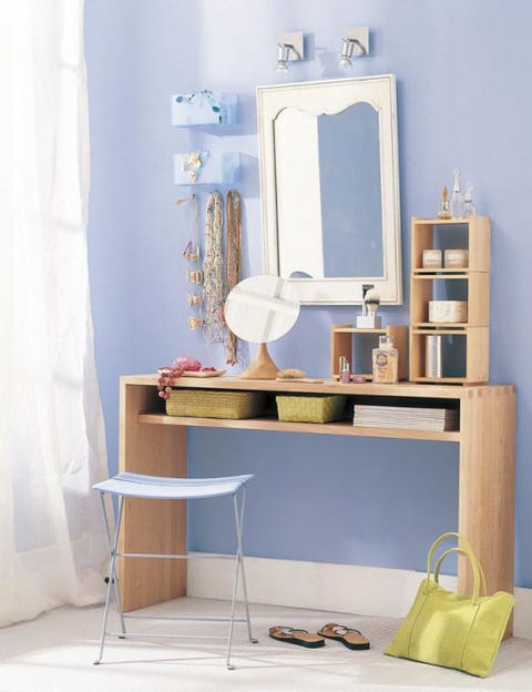 Room, Shelving, Interior design, Teal, Curtain, Aqua, Still life photography, Shelf, Drawer, End table, 