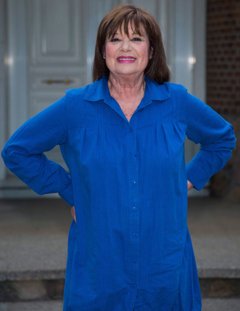 Clothing, Blue, Sleeve, Collar, Shoulder, Standing, Dress shirt, Electric blue, Cobalt blue, Majorelle blue, 