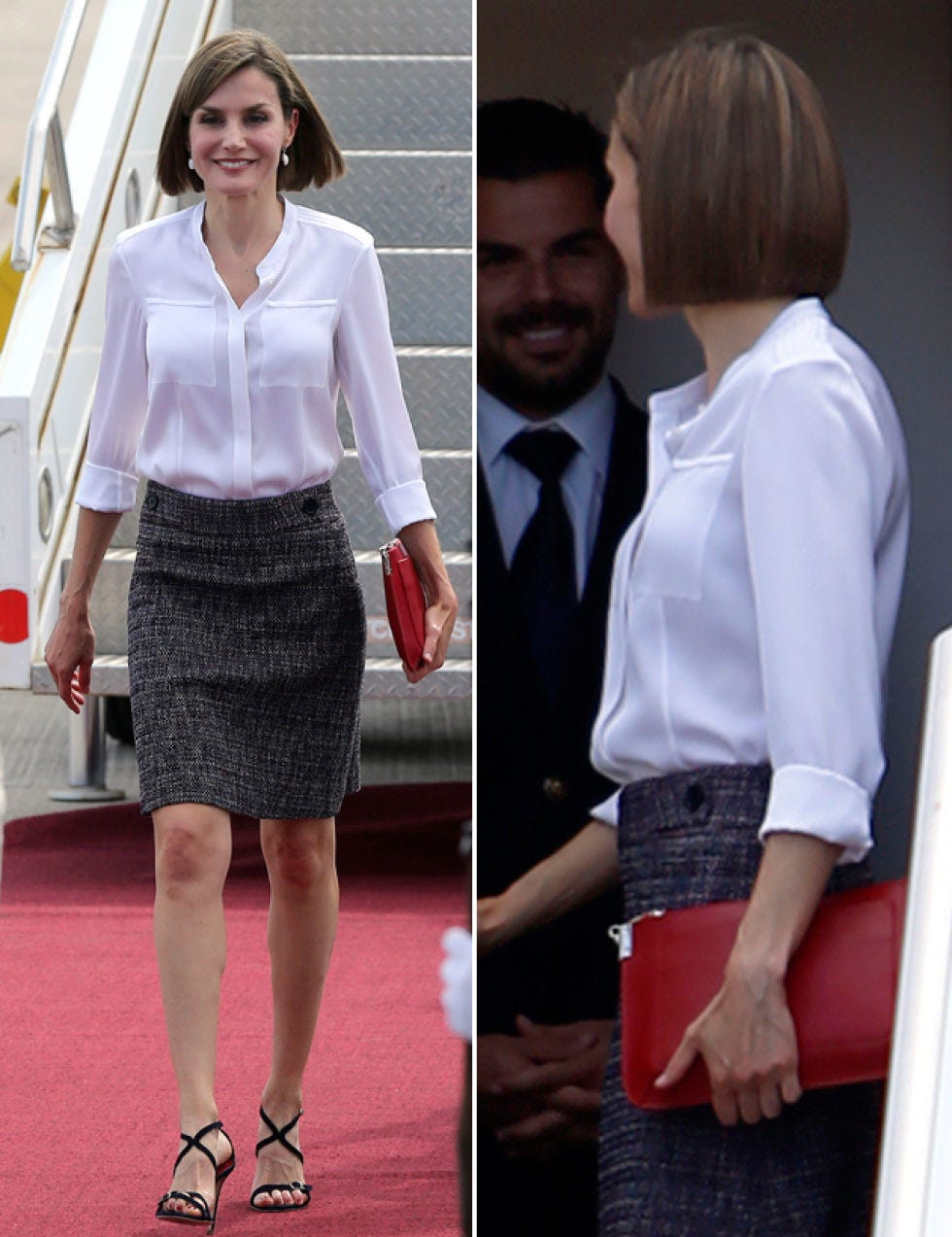 Collar, Dress shirt, Sleeve, Shirt, Style, Interaction, Fashion, Waist, Love, Gesture, 