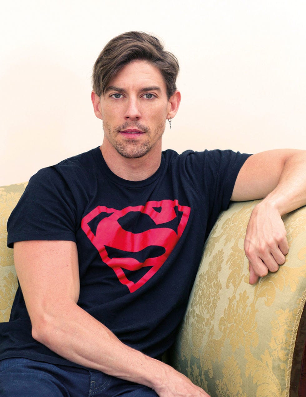 Sleeve, Elbow, Facial hair, Cool, Beard, Moustache, Denim, Fictional character, Superhero, Active shirt, Sleeve, Elbow, Facial hair, Cool, Beard, Moustache, Denim, Fictional character, Superhero, Active shirt,