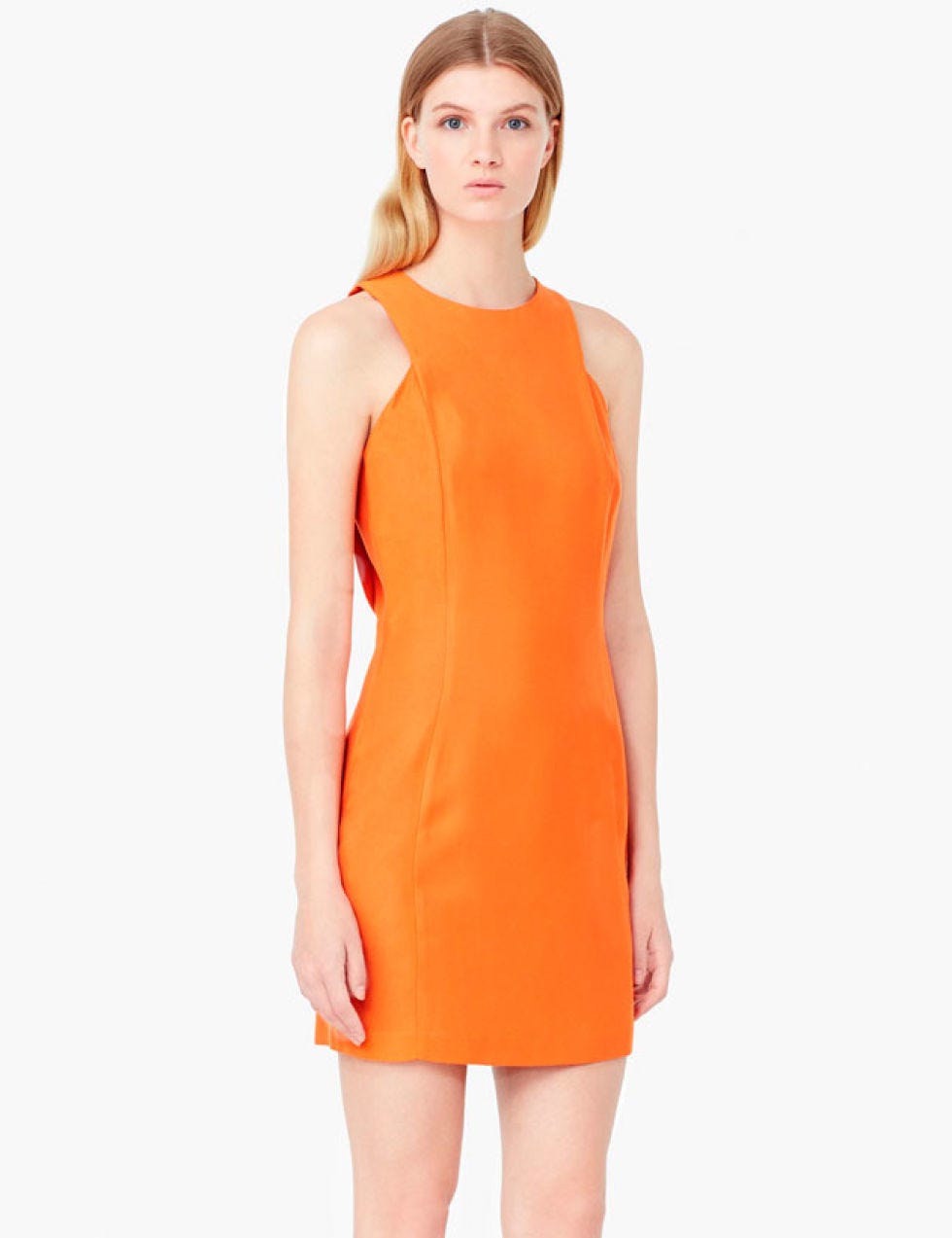 Sleeve, Skin, Shoulder, Joint, Human leg, Standing, Elbow, Orange, Amber, Waist, 