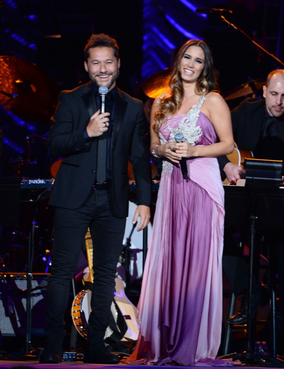 Event, Entertainment, Musician, Performing arts, Dress, Purple, Musical instrument, Formal wear, Performance, Stage, 
