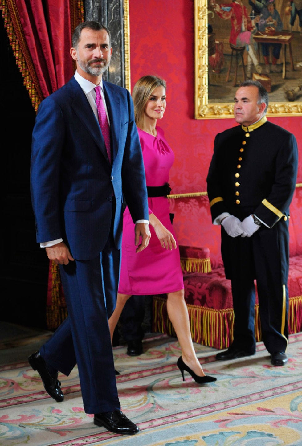 Trousers, Coat, Suit trousers, Shirt, Red, Textile, Outerwear, Formal wear, Suit, Collar, 