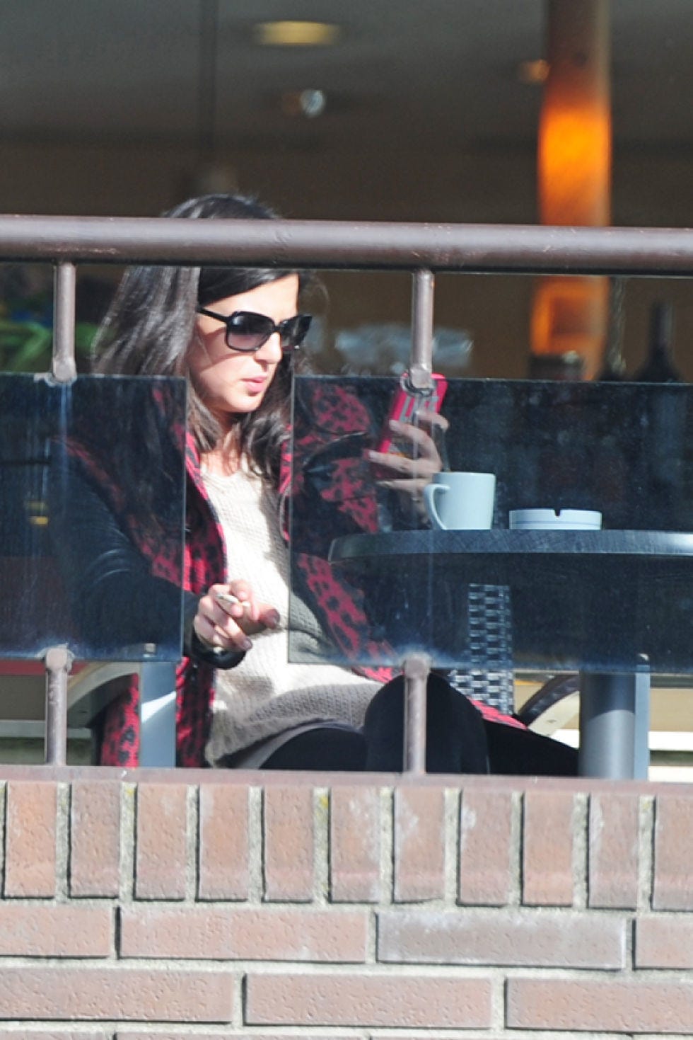 Eyewear, Vision care, Glasses, Sunglasses, Goggles, Brick, Street fashion, Brickwork, Scarf, 