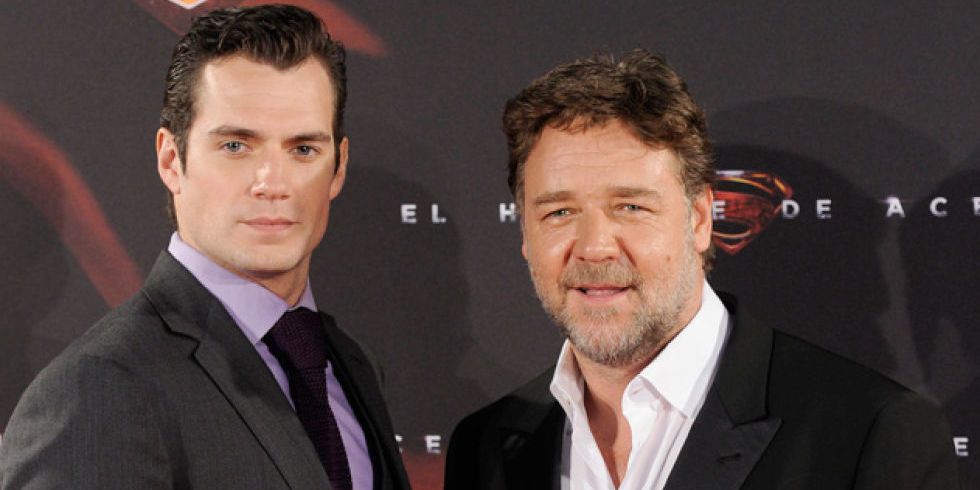 Russell Crowe, el padre de Superman, paraliza Madrid