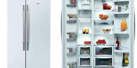 Shelving, Freezer, Dishware, Major appliance, Parallel, Kitchen appliance, Shelf, Refrigerator, Recipe, Display case, 