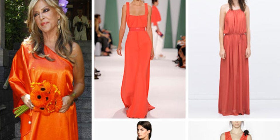 lydia lozano se casa con el color de moda