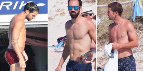 Eyewear, Leg, Human body, Chest, Barechested, Summer, Shorts, Barefoot, board short, Muscle, 