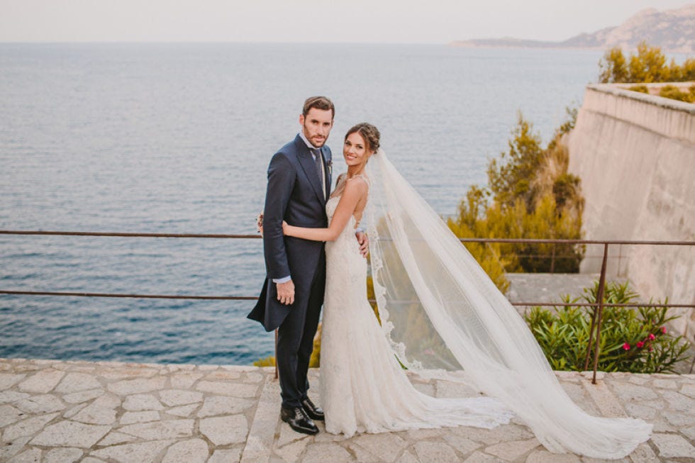 Clothing, Coat, Bridal clothing, Trousers, Dress, Bride, Wedding dress, Photograph, Bridal veil, Gown, 