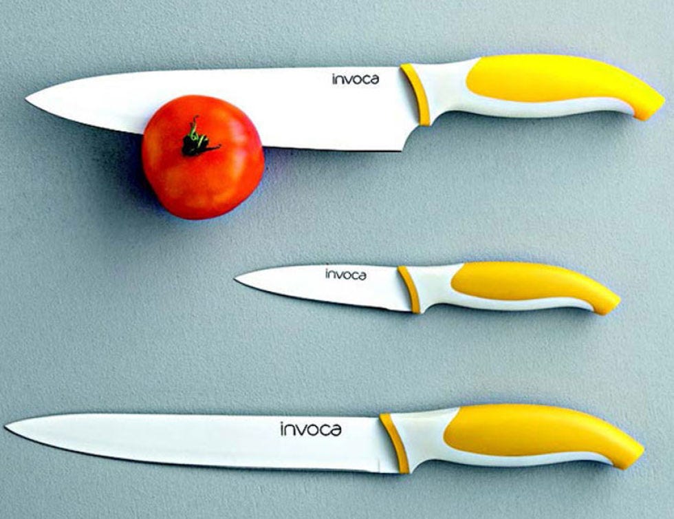 Yellow, Orange, Tool, Fruit, Office supplies, Kitchen utensil, Blade, Office instrument, Natural foods, Produce, 