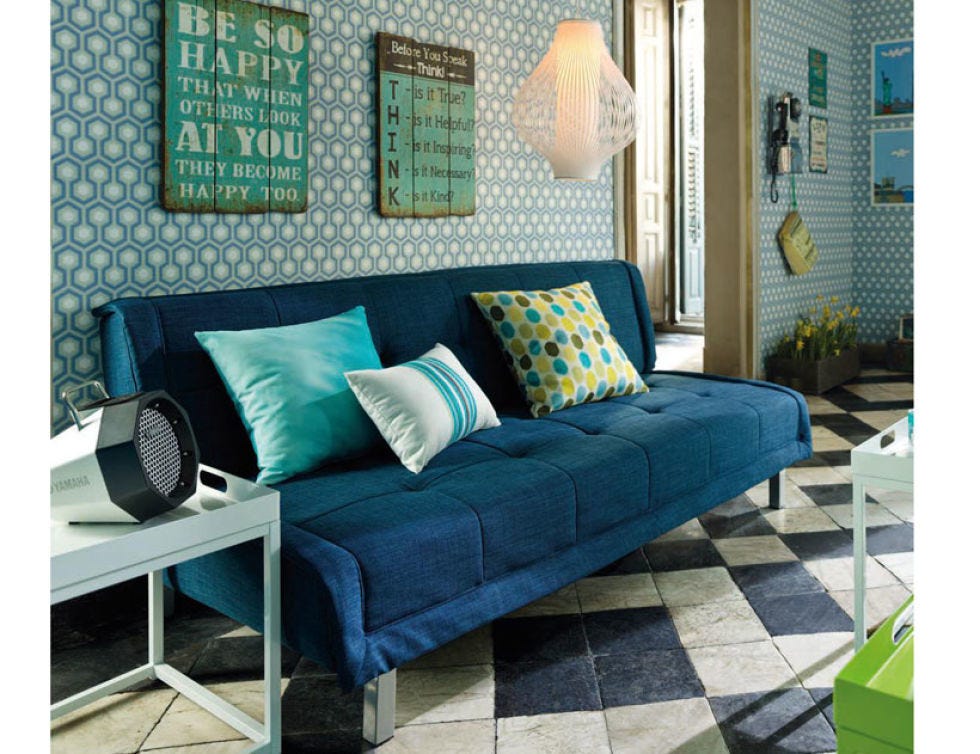 Blue, Green, Room, Interior design, Home, Textile, Wall, Turquoise, Living room, Teal, 
