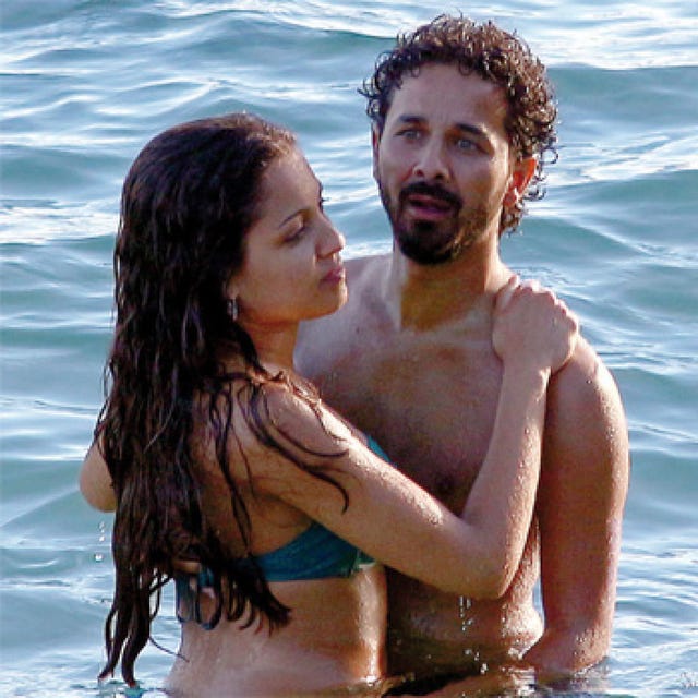 Hair, Face, Head, Nose, Mouth, Fun, Hairstyle, Water, People in nature, Summer, 