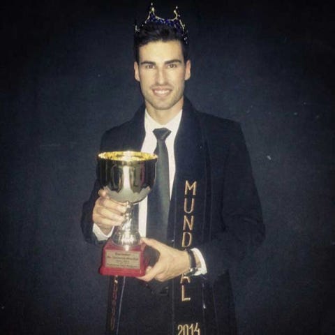 Trophy, Award, Formal wear, Costume accessory, Headpiece, Costume hat, Brass, Tuxedo, Award ceremony, Crown, Trophy, Award, Formal wear, Costume accessory, Headpiece, Costume hat, Brass, Tuxedo, Award ceremony, Crown,