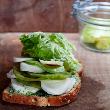 Green, Food, Finger food, Ingredient, Leaf vegetable, Vegetable, Mason jar, Produce, Food storage containers, Baked goods, 