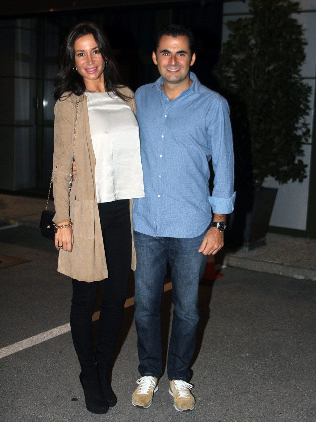 Clothing, Leg, Smile, Trousers, Denim, Textile, Shirt, Standing, Outerwear, Jeans, 