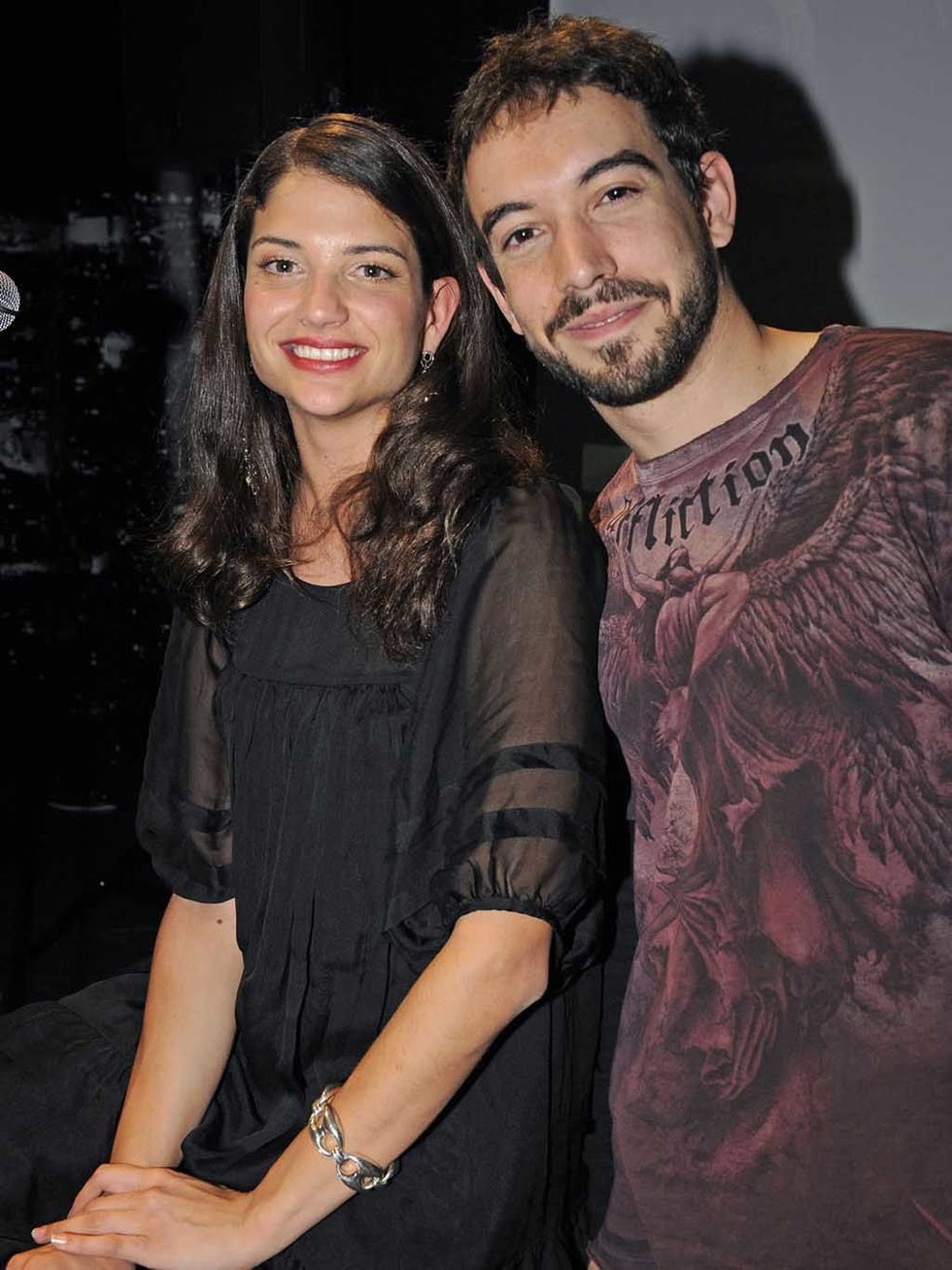 Hair, Smile, Hairstyle, Eye, Facial hair, Beard, Wrist, Black hair, Fashion, Moustache, 