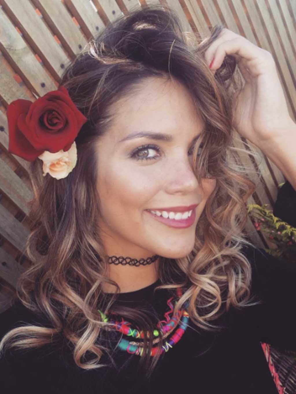 Lip, Mouth, Hairstyle, Petal, Beauty, Eyelash, Body jewelry, Long hair, Rose order, Rose family, 
