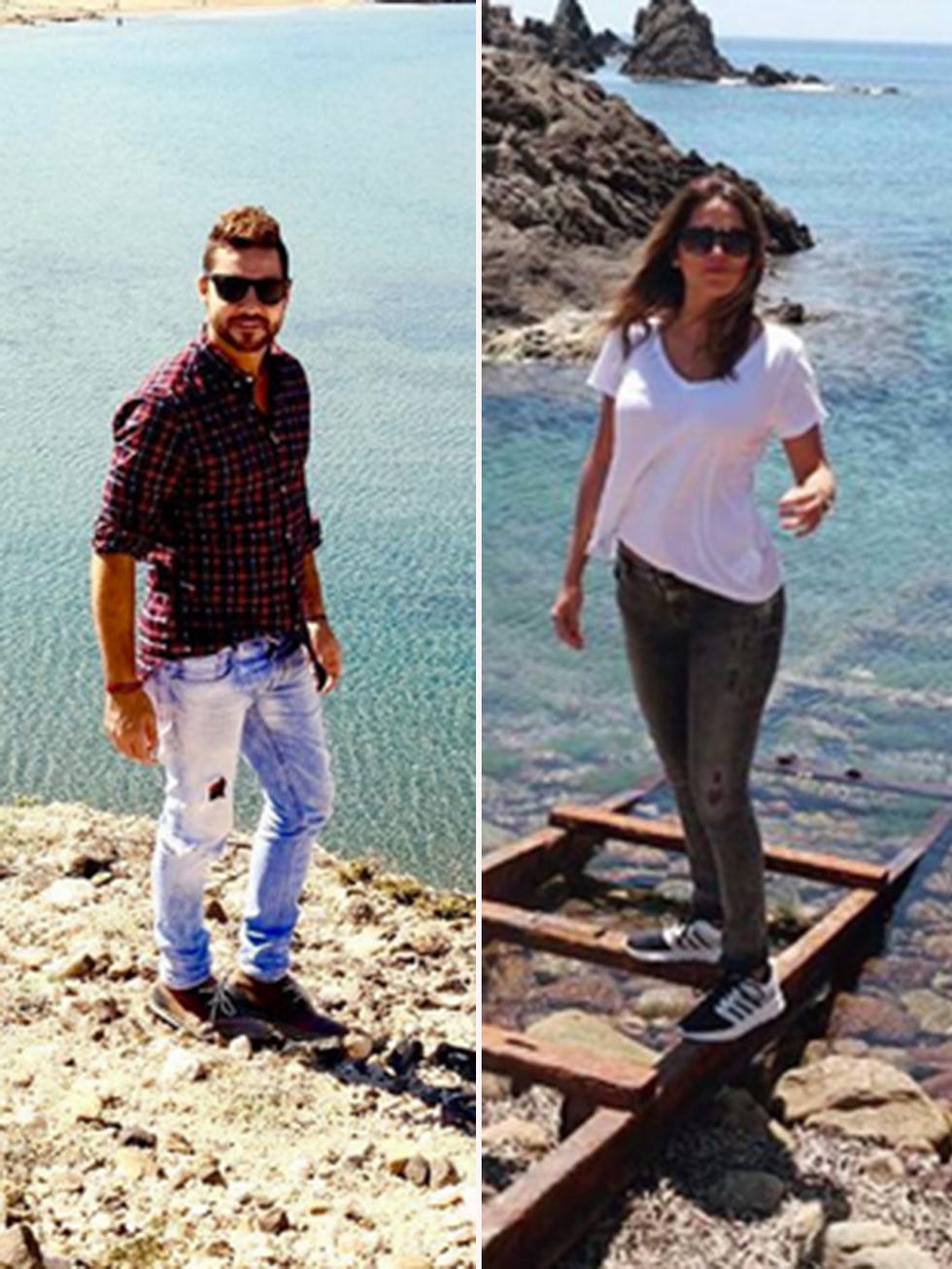 Eyewear, Vision care, Tourism, Coastal and oceanic landforms, Sunglasses, Textile, Photograph, Leisure, Standing, People in nature, 