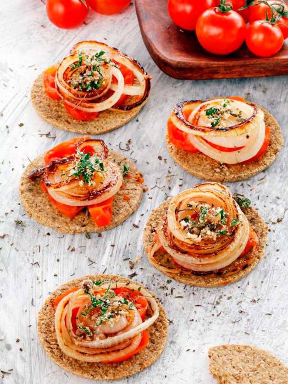 Food, Finger food, Produce, Cuisine, Dish, Ingredient, Vegetable, Recipe, Tomato, Plum tomato, 