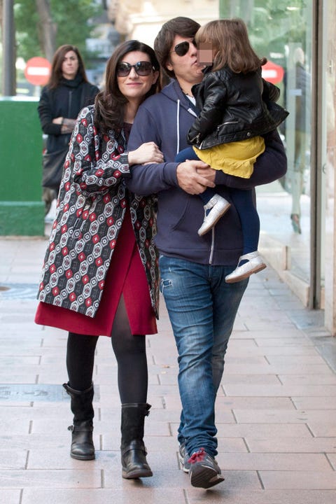 La familia de Laura Pausini en Roma