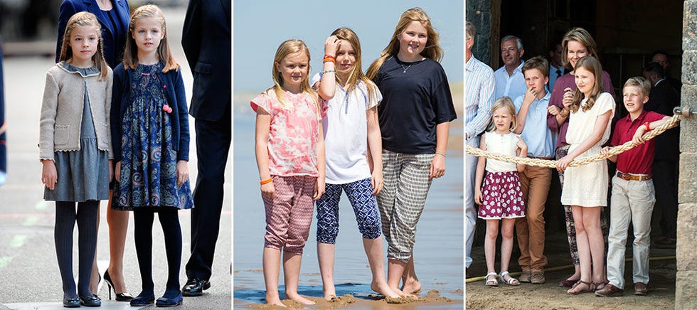 Clothing, Face, People, Child, Style, Fashion, Blond, Family, Family reunion, Bermuda shorts, 